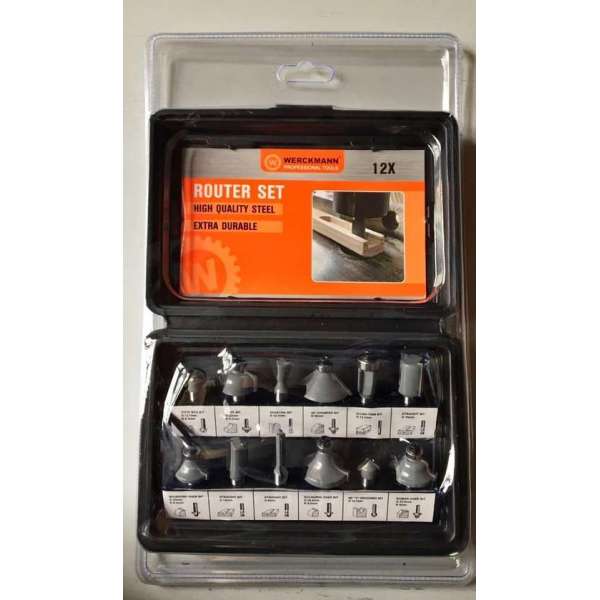 Hout frezenset 12 verschillende sets Hout frezenset 12 verschillende sets