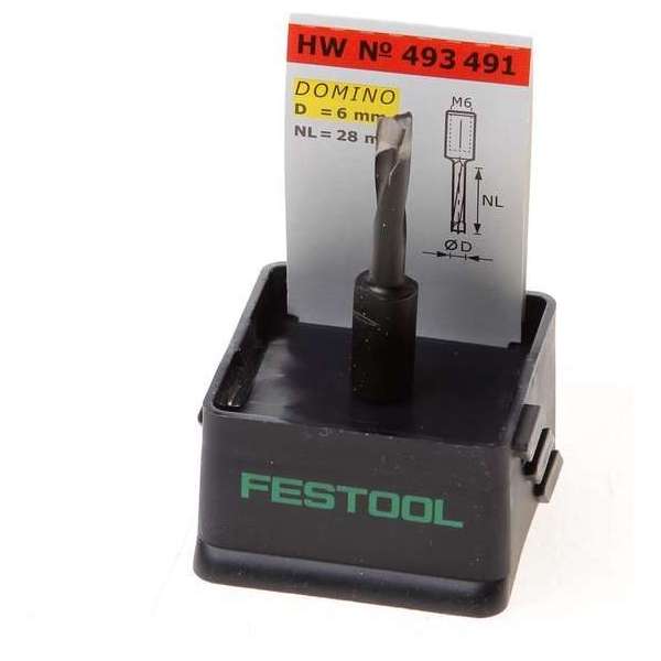 Festool Domino Frees D6-Nl28 Hw-Df500 Stuk Festool Domino Frees D6-Nl28 Hw-Df500 Stuk