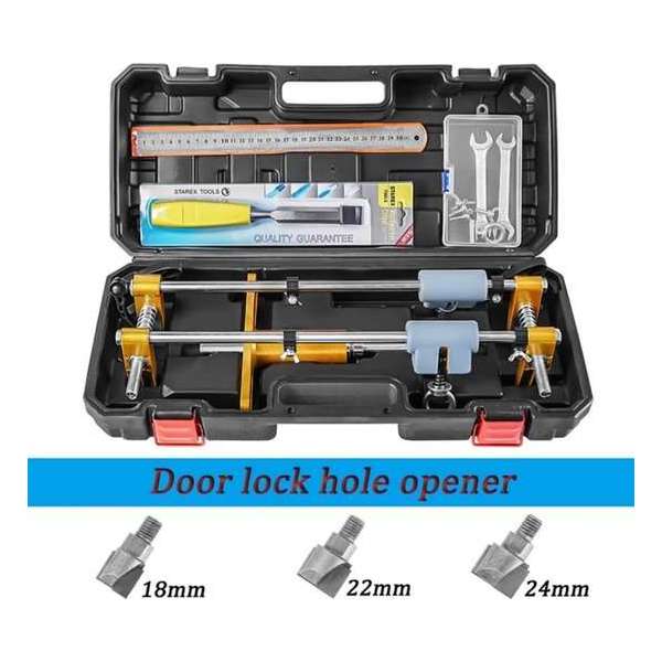 Slotkastfrees - Slotkast frees - Freesmal deur slot - Deurslot frees -luxe SET Slotkastfrees - Slotkast frees - Freesmal deur slot - Deurslot frees -luxe SET