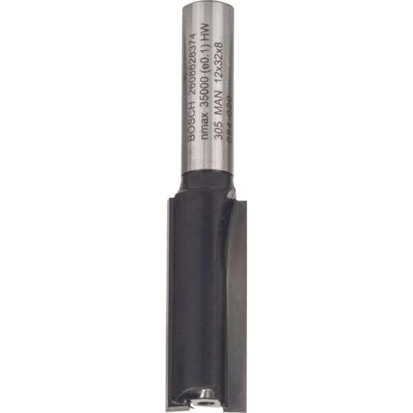 Bosch - Vingerfrezen 8 mm, D1 12 mm, L 32 mm, G 62 mm Bosch - Vingerfrezen 8 mm, D1 12 mm, L 32 mm, G 62 mm