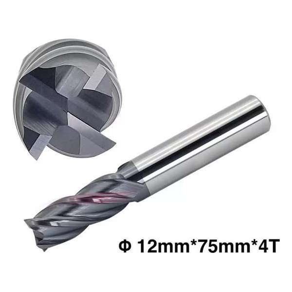 Vingerfrees – Frees – VHM Schachtfrees – 4-snijkanten – AlTiN coating – ø 12mm Vingerfrees – Frees – VHM Schachtfrees – 4-snijkanten – AlTiN coating – ø 12mm