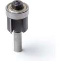 JSO-TRASCO kantfrees 22mm - schacht 8mm - met lager