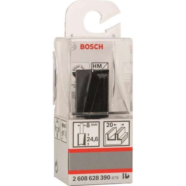 Bosch - Vingerfrezen 8 mm, D1 20 mm, L 25 mm, G 56 mm Bosch - Vingerfrezen 8 mm, D1 20 mm, L 25 mm, G 56 mm