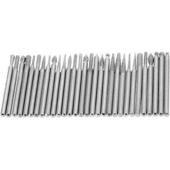Set diamantfrezen (2.35 mm schacht, 30 freesjes)