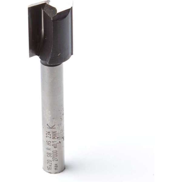 Trasco HHS groeffrees A08 16mm x schacht 8mm Trasco HHS groeffrees A08 16mm x schacht 8mm