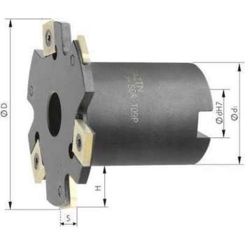 Schijffrees Z8 met kraag D 80x6mm