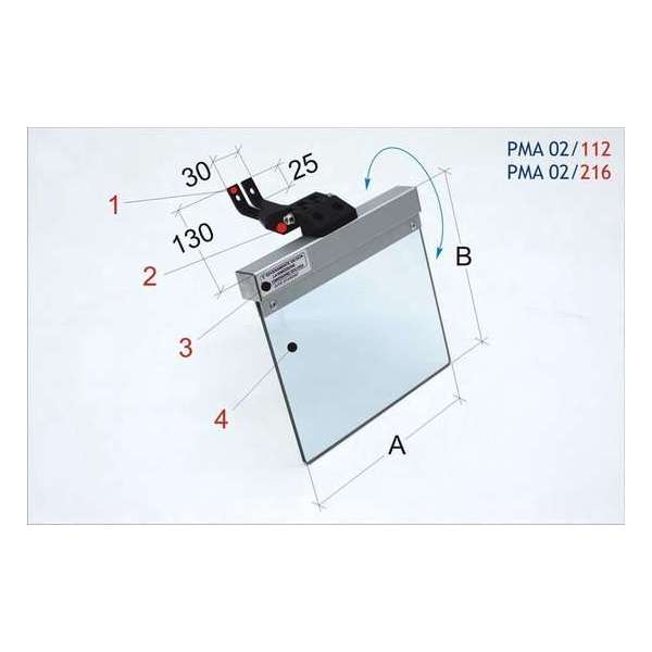 Huvema - Universele beschermkap slijpmachine - BVPMA 02/216 Huvema - Universele beschermkap slijpmachine - BVPMA 02/216