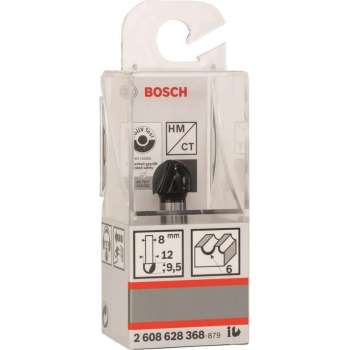 Bosch - Halfrondprofielfrezen 8 mm, R1 6 mm, D 12 mm, L 9,5 mm, G 40 mm