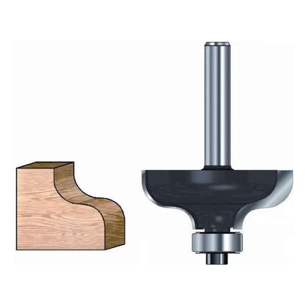 ENT S-profielfrees HM R4.8 met lager Kolf 6mm ENT S-profielfrees HM R4.8 met lager Kolf 6mm