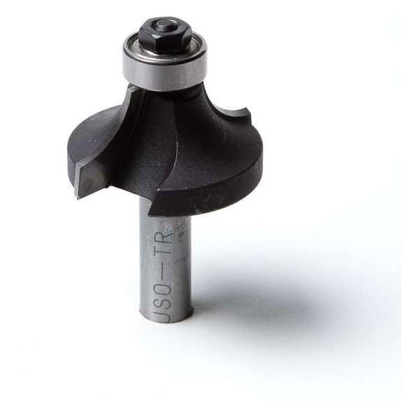 Trasco HM afrondfrees inclusief lager A16 radius 9.5mm x schacht 8mm Trasco HM afrondfrees inclusief lager A16 radius 9.5mm x schacht 8mm