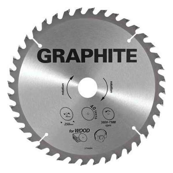 GRAPHITE Cirkelzaagblad 190 mm, 24 tands, Hout GRAPHITE Cirkelzaagblad 190 mm, 24 tands, Hout