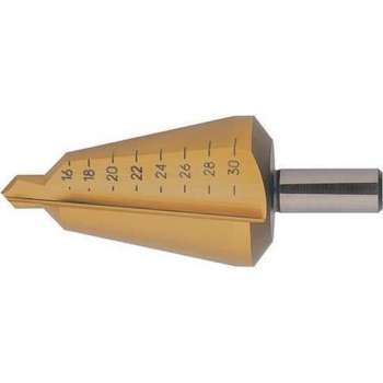 Plaatfrezen HSS TiN 16-30,5mm FORMAT