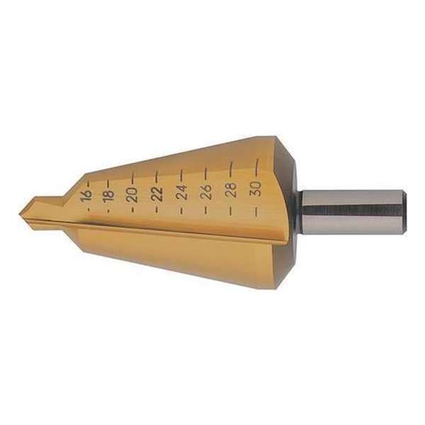 Plaatfrezen HSS TiN 16-30,5mm FORMAT Plaatfrezen HSS TiN 16-30,5mm FORMAT