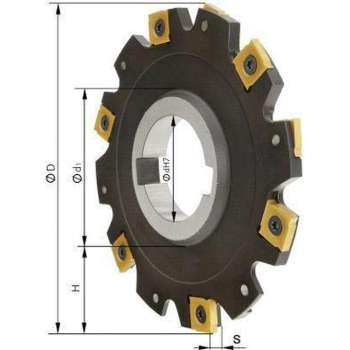 Schijffrees Z8 zonder kraag D 80x6mm