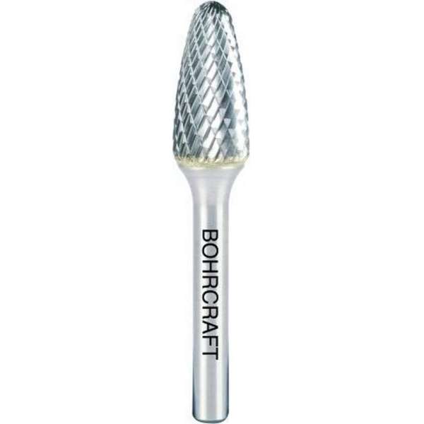 Bohrcraft VHM stiftfrees 10x20mm model F boomvorm met ronde kop Bohrcraft VHM stiftfrees 10x20mm model F boomvorm met ronde kop