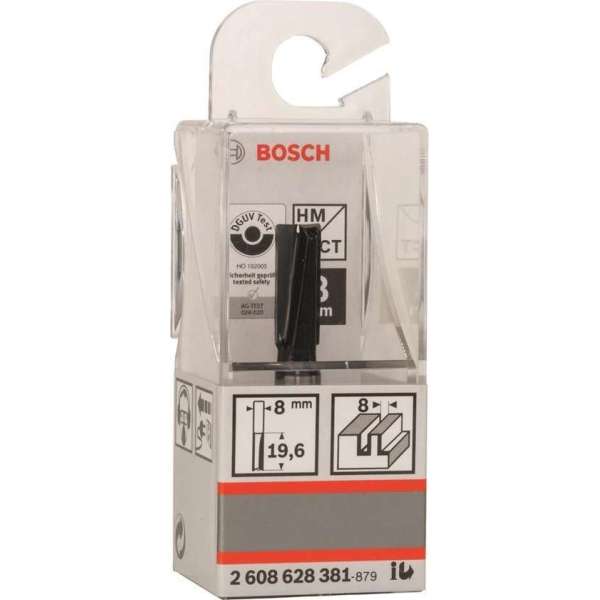 Bosch - Vingerfrezen 8 mm, D1 8 mm, L 20 mm, G 51 mm Bosch - Vingerfrezen 8 mm, D1 8 mm, L 20 mm, G 51 mm