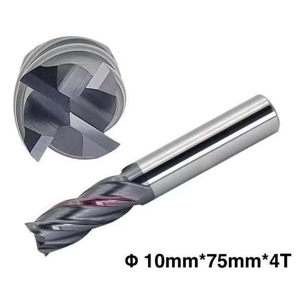 Vingerfrees – Frees – VHM Schachtfrees – 4-snijkanten – AlTiN coating – ø 10mm Vingerfrees – Frees – VHM Schachtfrees – 4-snijkanten – AlTiN coating – ø 10mm