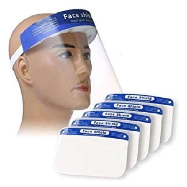 Spatmasker - Flexibele band - Blauw - 5 stuks Spatmasker - Flexibele band - Blauw - 5 stuks