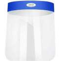 Spatmasker Gelaatsscherm - Transparant - Blauw - 1 stuks