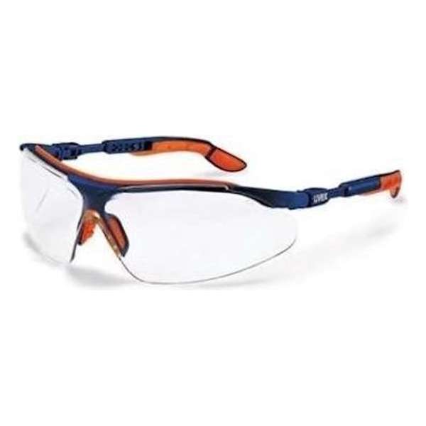 Uvex I-Vo 9160-065 veiligheidsbril , blauw-oranje, helder Uvex I-Vo 9160-065 veiligheidsbril , blauw-oranje, helder