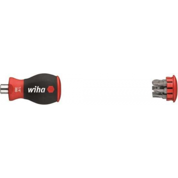 Wiha 3801-01 Magazijnbithouder Stubby - met 6 Sleuf/PH bits