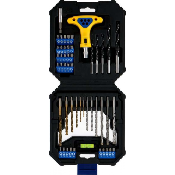 Kinzo Borenset en Bitset - 50 Stuks - Boren en Bits - Verschillende Maten en Uitvoeringen Kinzo Borenset en Bitset - 50 Stuks - Boren en Bits - Verschillende Maten en Uitvoeringen