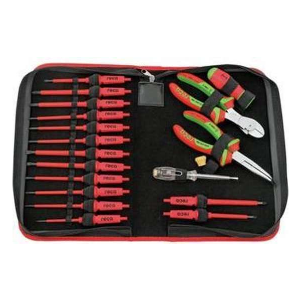 Reca Schroevendraaierset Multi VDE - 19 delig 1000 volt geschikt Reca Schroevendraaierset Multi VDE - 19 delig 1000 volt geschikt