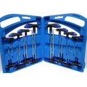 Torx- en inbusset met T-handvat 16-delig