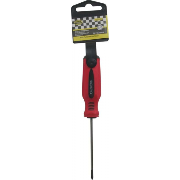 Hofftech Schroevendraaier Pozi Pz0 x 75 Oranje / zwart Hofftech Schroevendraaier Pozi Pz0 x 75 Oranje / zwart