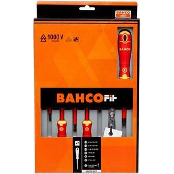 Schroevendraaierset BahcoFit VDE 7 delig SL/PH Schroevendraaierset BahcoFit VDE 7 delig SL/PH