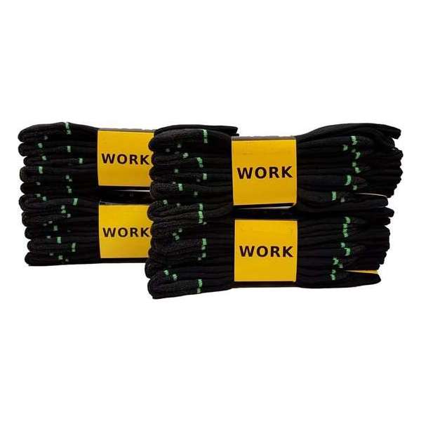 Work werksokken 20 paar fluor groen maat 39/42 Work werksokken 20 paar fluor groen maat 39/42