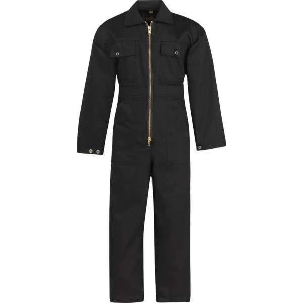 STØRVIK Kinderoverall Unisex 100% katoen Zwart - Maat 164 - NICKY STØRVIK Kinderoverall Unisex 100% katoen Zwart - Maat 164 - NICKY