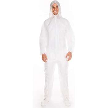 Overall wegwerp wit XXL - Coverall Hygostar 40g/m2
