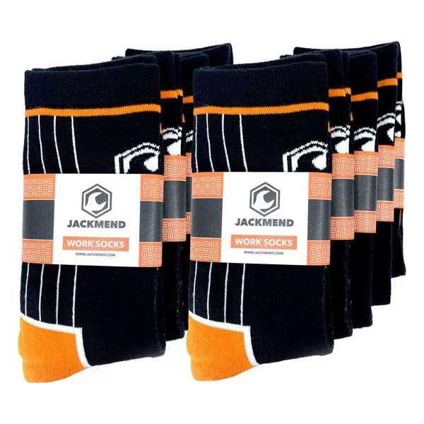 JACKMEND Werksokken 10 Paar (Maat 38-42) - Werk Sokken met Versterkte Hiel - Unisex Sport Kousen - Wandelsokken - Sportsokken JACKMEND Werksokken 10 Paar (Maat 38-42) - Werk Sokken met Versterkte Hiel - Unisex Sport Kousen - Wandelsokken - Sportsokken