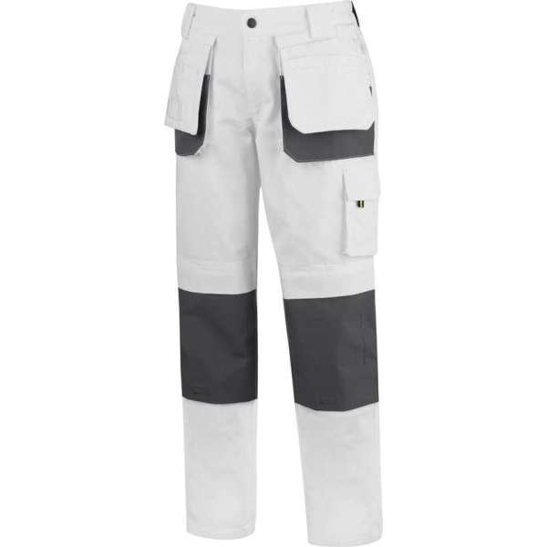 STØRVIK Werkbroek Schilders Heren Wit - Maat S - DAVID STØRVIK Werkbroek Schilders Heren Wit - Maat S - DAVID