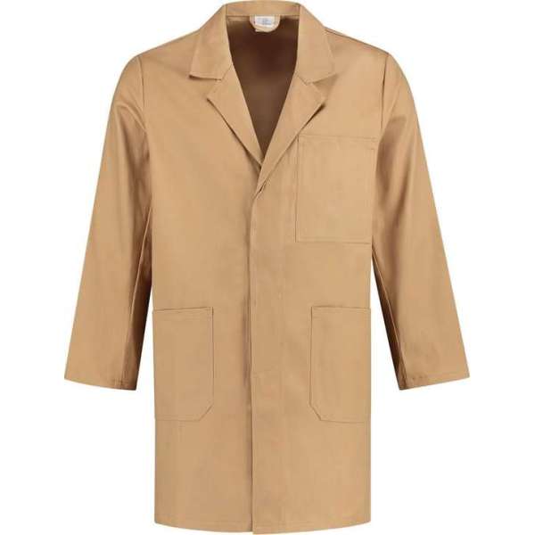 EM Workwear Stofjas 100% katoen - Kaki - maat L / 52-54 EM Workwear Stofjas 100% katoen - Kaki - maat L / 52-54