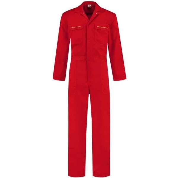 Rally overall 100% katoen rood maat 54 Rally overall 100% katoen rood maat 54