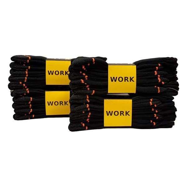 Work werksokken 20 paar fluor oranje maat 43/46 Work werksokken 20 paar fluor oranje maat 43/46