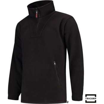 Tricorp Fleece sweater - Casual - 301001 - Zwart - maat XXL
