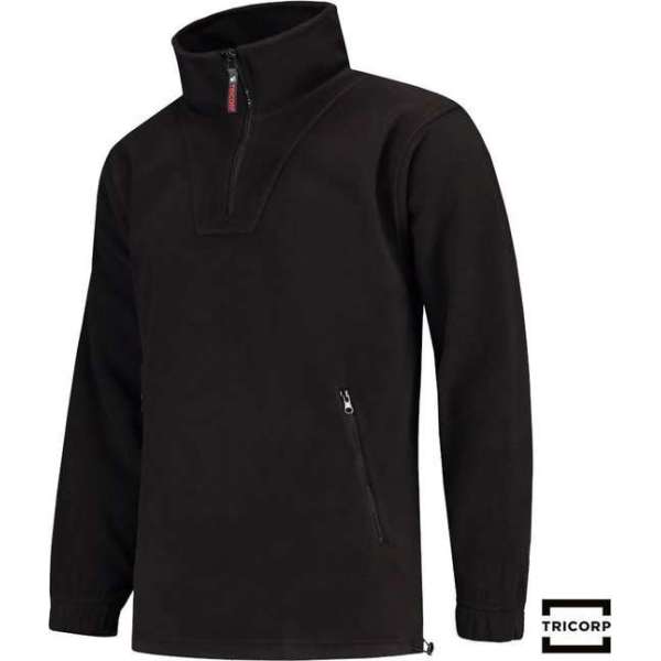 Tricorp Fleece sweater - Casual - 301001 - Zwart - maat XXL Tricorp Fleece sweater - Casual - 301001 - Zwart - maat XXL