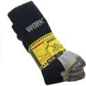 Socke - Works Socks - Werksokken | Zwart Met Grijs | Maat 43/46 - 6P - 6-Pack - 6 Paar - Sokken - Professional