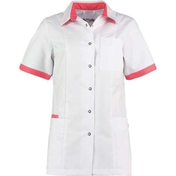 Haen / Bellyclare Dames Zorgjas Fijke Wit / Orient Pink Maat S Haen / Bellyclare Dames Zorgjas Fijke Wit / Orient Pink Maat S