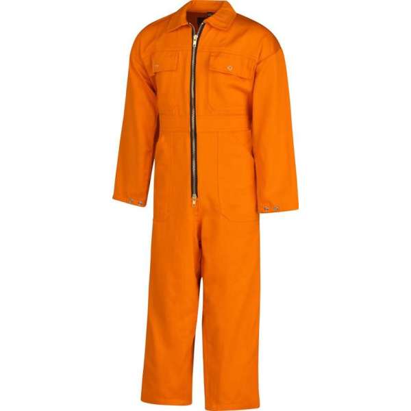 STØRVIK Kinderoverall Unisex 100% katoen Oranje - Maat 164 - NICKY STØRVIK Kinderoverall Unisex 100% katoen Oranje - Maat 164 - NICKY