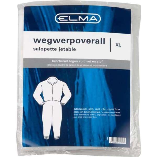 Elma Wegwerpoverall - XL Elma Wegwerpoverall - XL