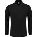Tricorp Poloshirt lange mouw - Casual - 201009 - Zwart - maat L