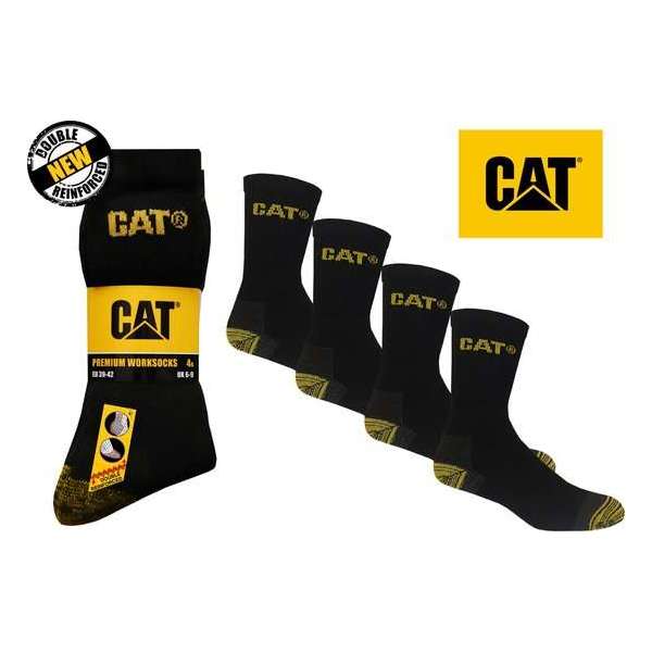 CATERPILLAR SOKKEN - CAT Premium werksokken - 39/42 - zwart - 12 paar CATERPILLAR SOKKEN - CAT Premium werksokken - 39/42 - zwart - 12 paar