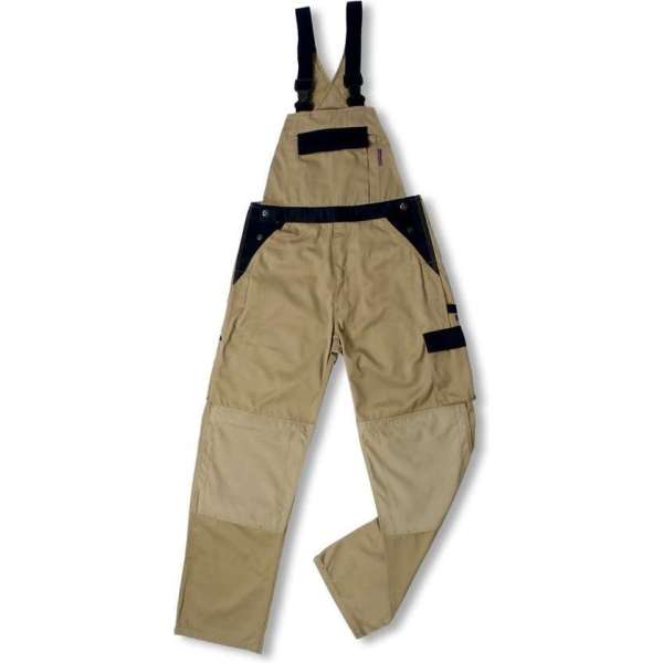 Amerikaanse breteloverall Assent 3141 khaki maat 48 Amerikaanse breteloverall Assent 3141 khaki maat 48