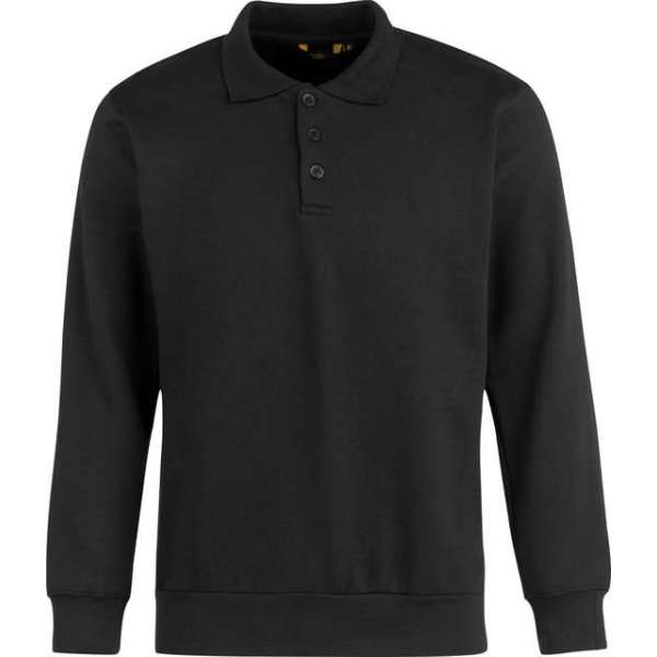 STØRVIK Polo Sweater 4 seizoenen Heren Zwart - Maat XL - NAPOLI STØRVIK Polo Sweater 4 seizoenen Heren Zwart - Maat XL - NAPOLI