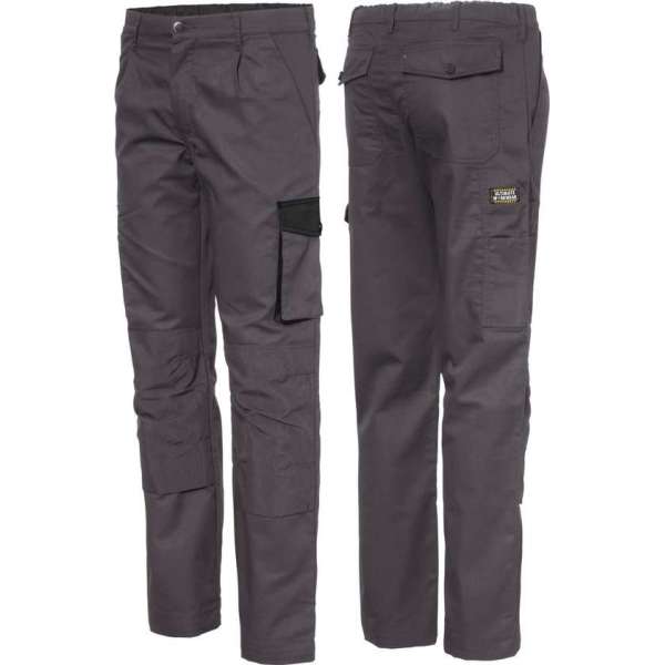 Ultimate Workwear - Werkbroek SHAWN - polykatoen - lichtgewicht tweekleurig Grijs (donker)/Zwart Ultimate Workwear - Werkbroek SHAWN - polykatoen - lichtgewicht tweekleurig Grijs (donker)/Zwart