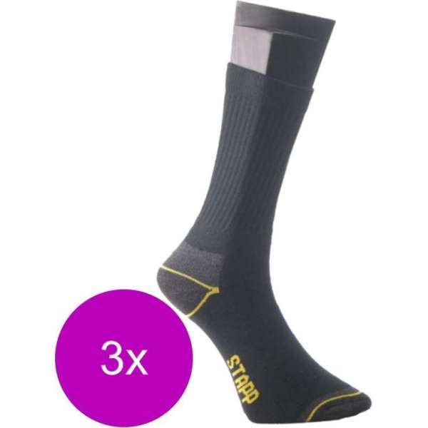Stapp Yellow Herensok Allround Marine - Sokken - 3 x 43-46 2-Pack Stapp Yellow Herensok Allround Marine - Sokken - 3 x 43-46 2-Pack